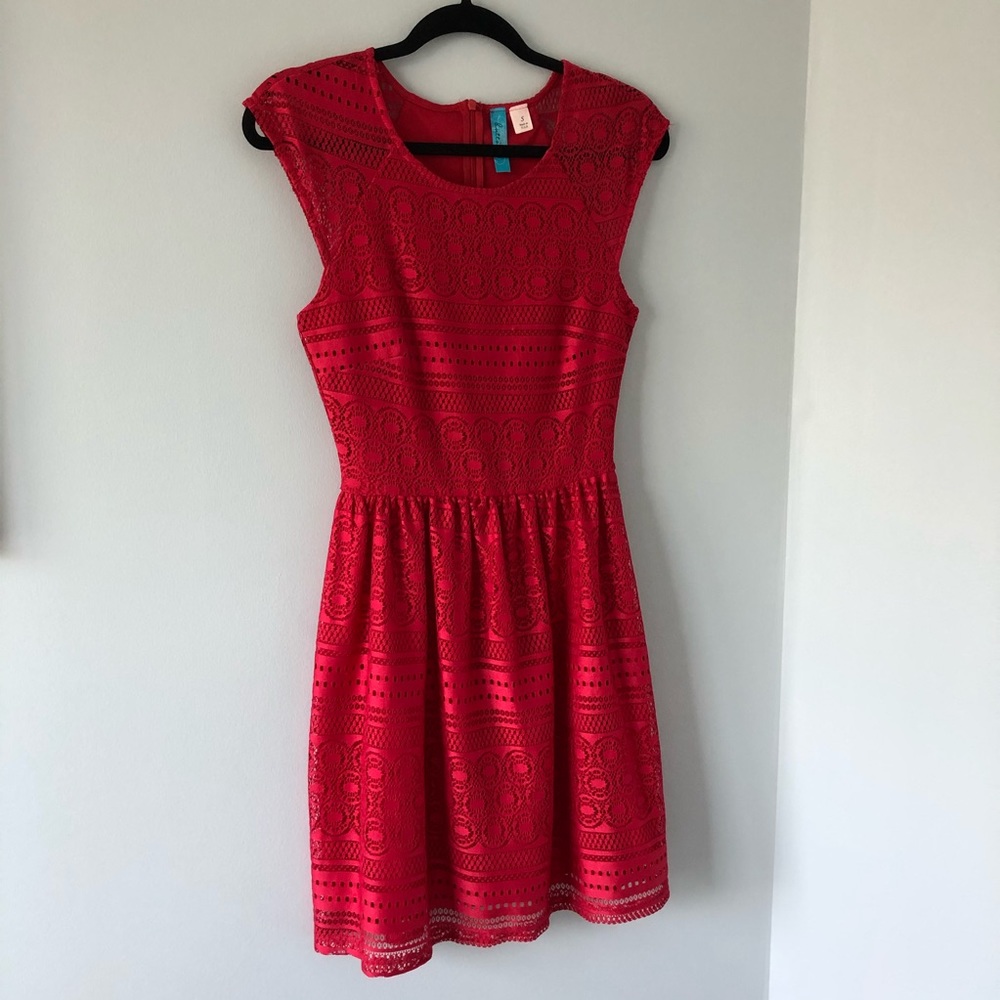 Red Lace Dress